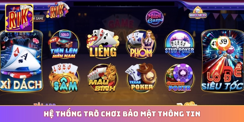 Hệ thống trò chơi bảo mật thông tin